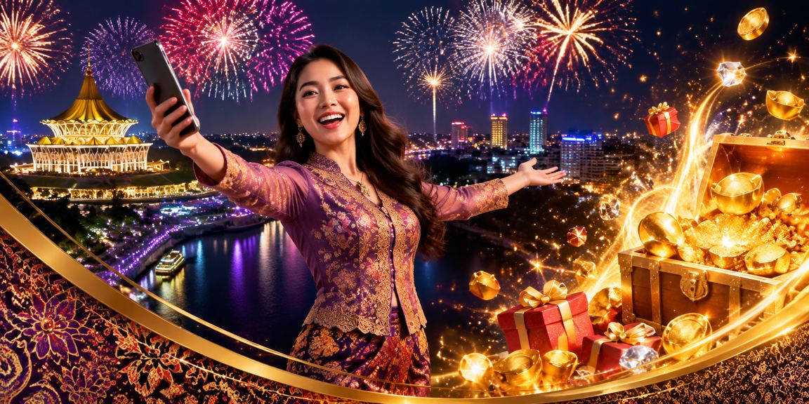 Pemain dari Kuching menggunakan telefon untuk taruhan sukan rm400 dengan corak batik